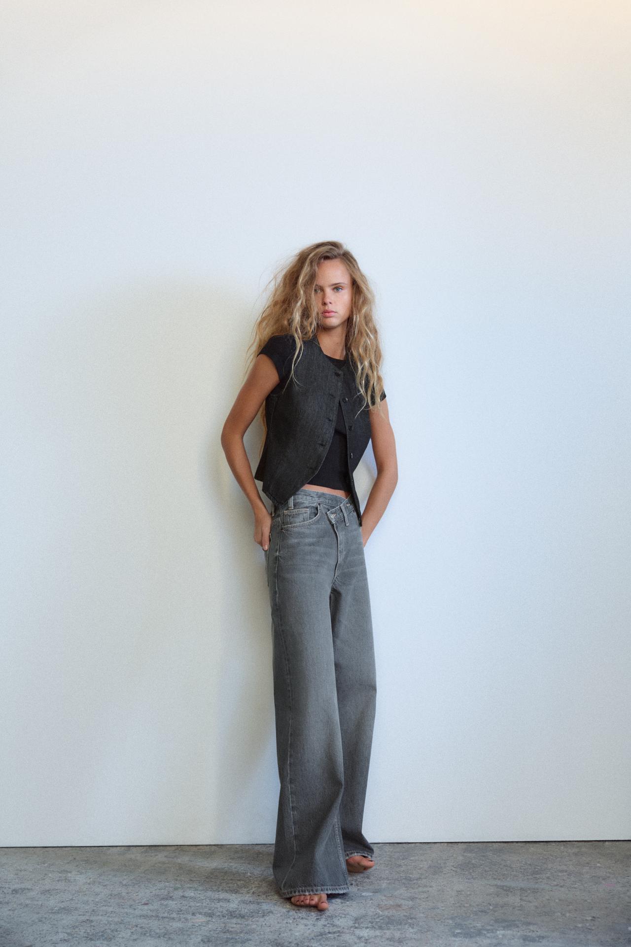 Jeans de cintura cruzada | Celine