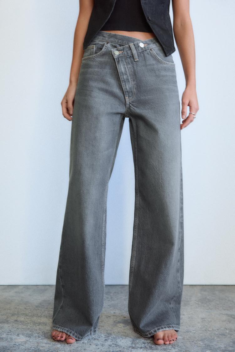 Jeans de cintura cruzada | Celine