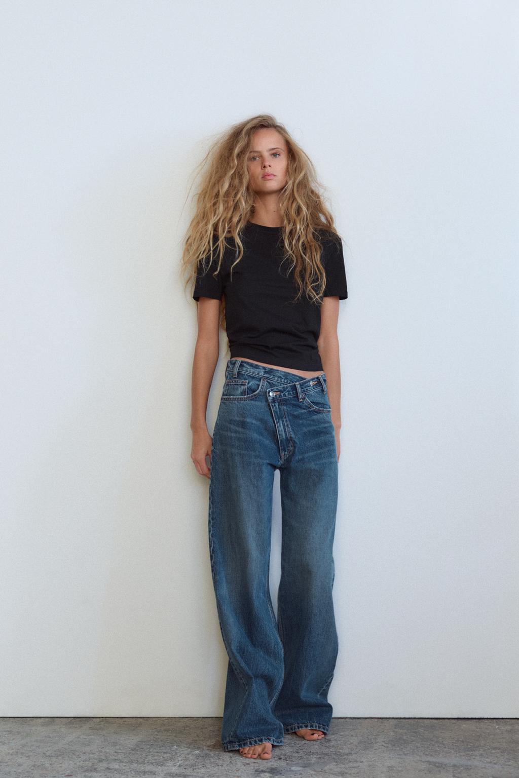 Jeans de cintura cruzada | Celine