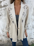 Blazer con bordados de encaje | Sienna