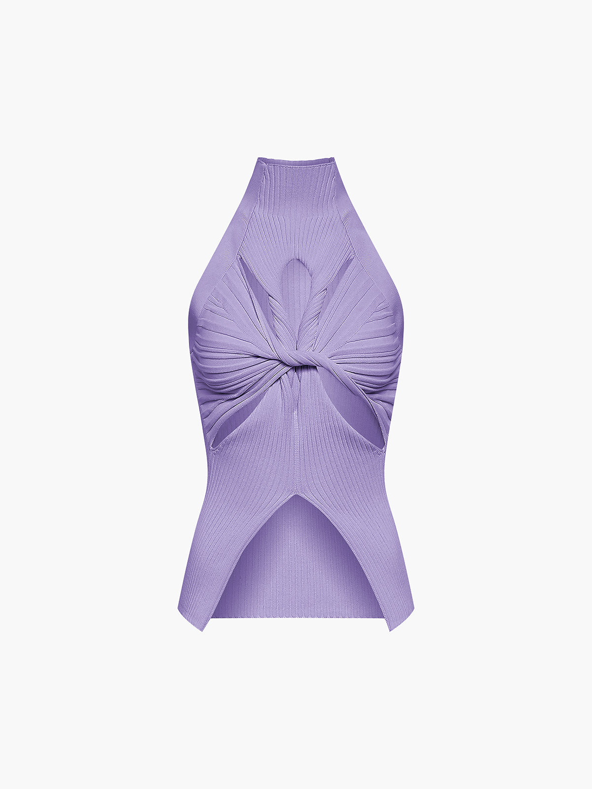 Top de canalé con aberturas | Zara