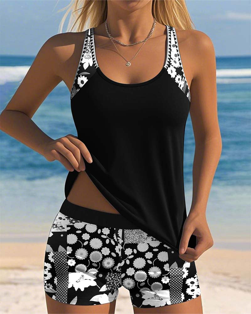 Tankini floral con short | Sabrina