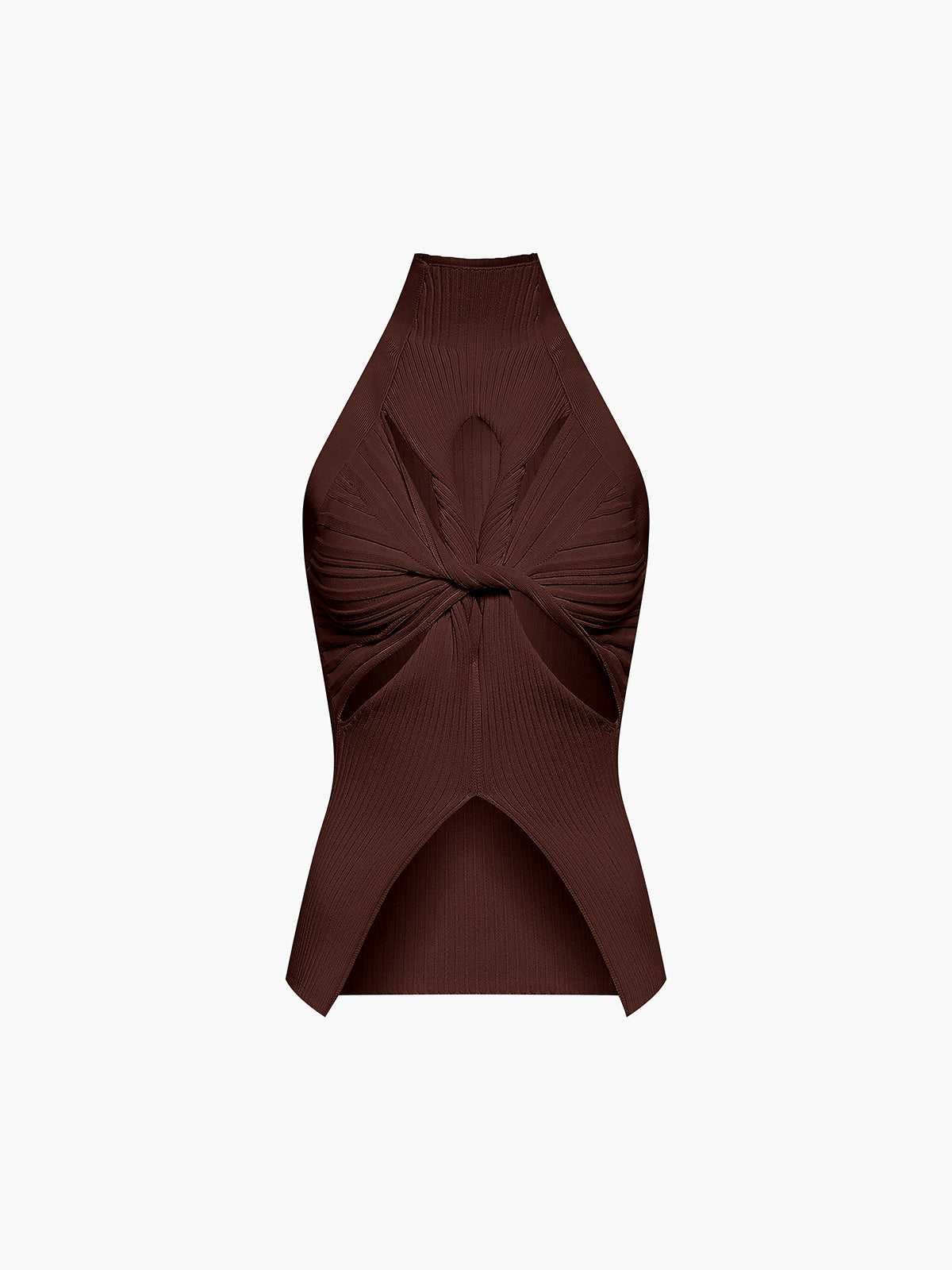 Top de canalé con aberturas | Zara