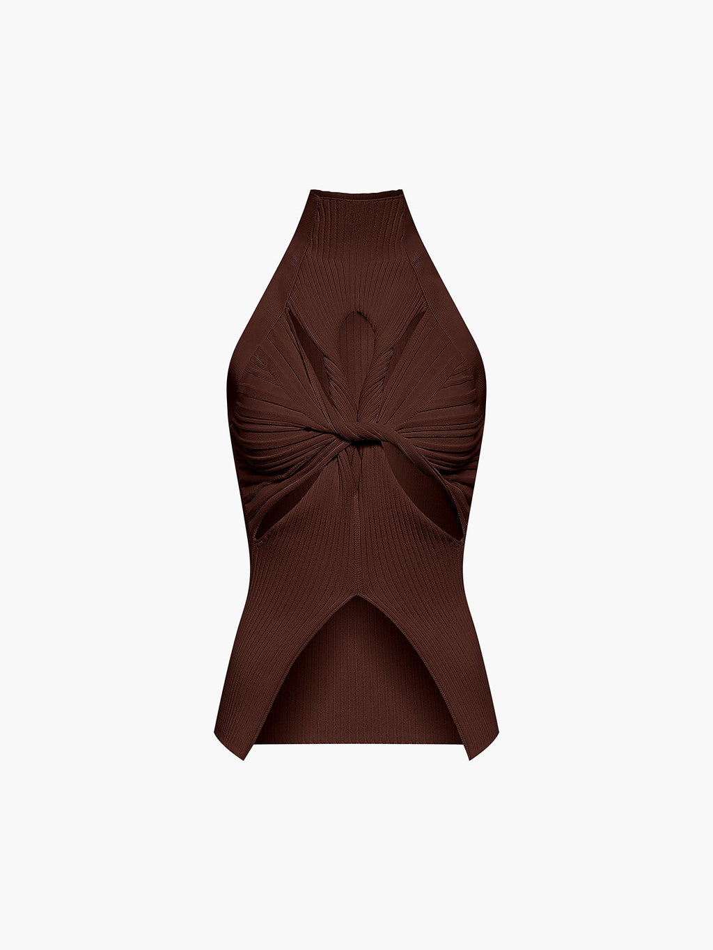 Top de canalé con aberturas | Zara