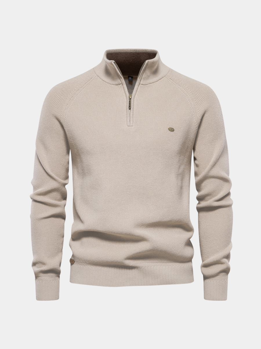 Jersey de cuello alto con cremallera | Reid