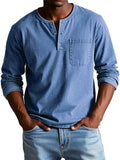Camiseta henley de manga larga | Thomas