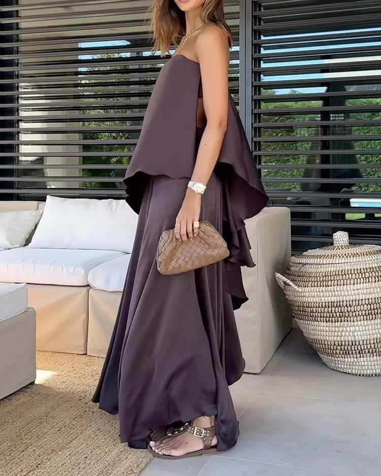 Conjunto de falda a capas | Isadora