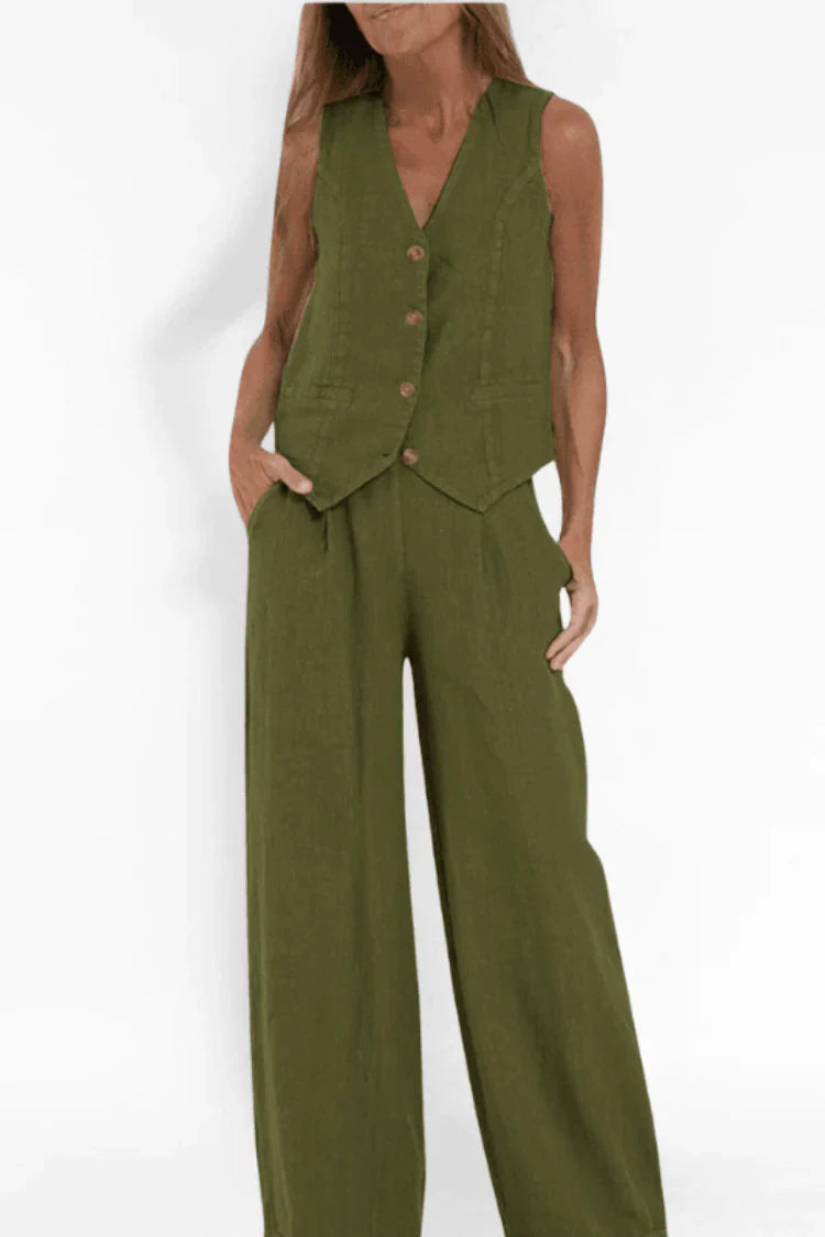 Conjunto chaleco y pantalón | Martina