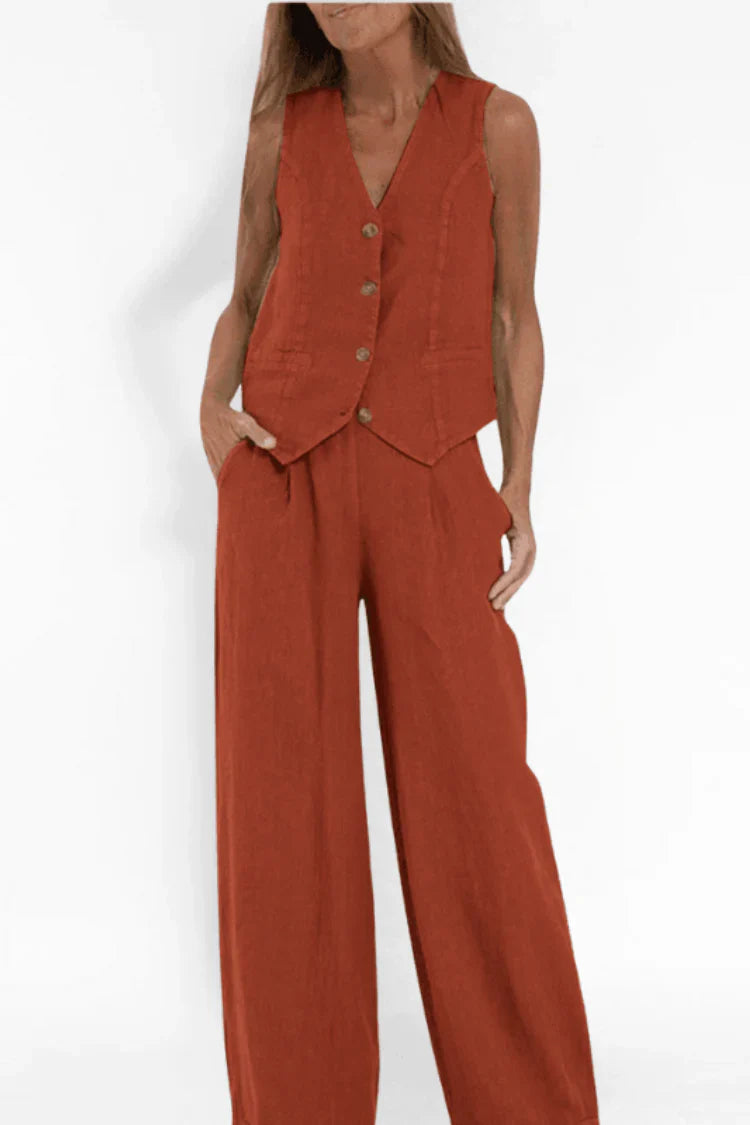 Conjunto chaleco y pantalón | Martina