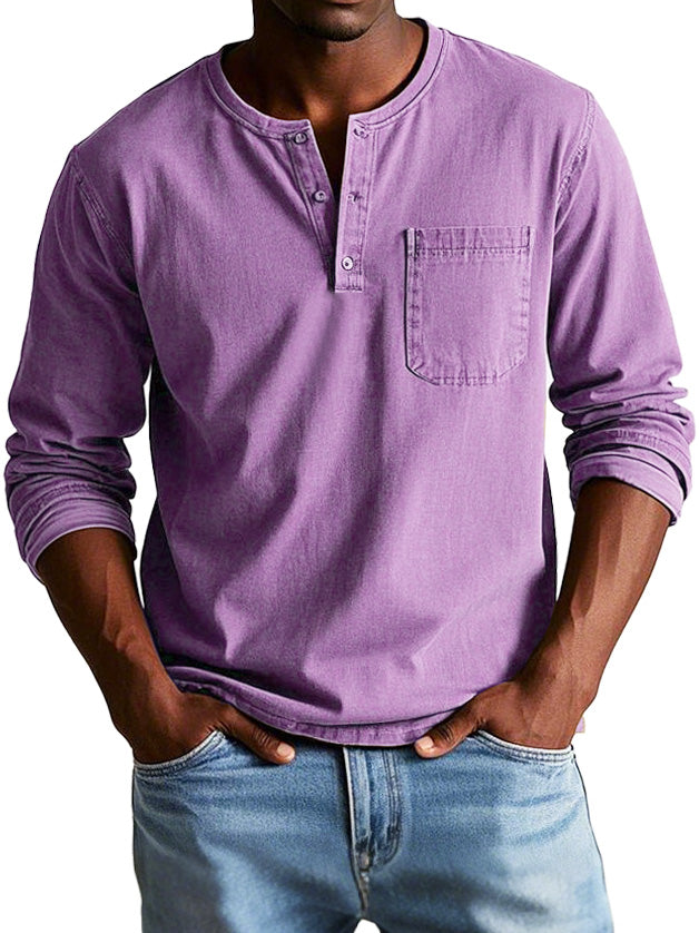 Camiseta henley de manga larga | Thomas