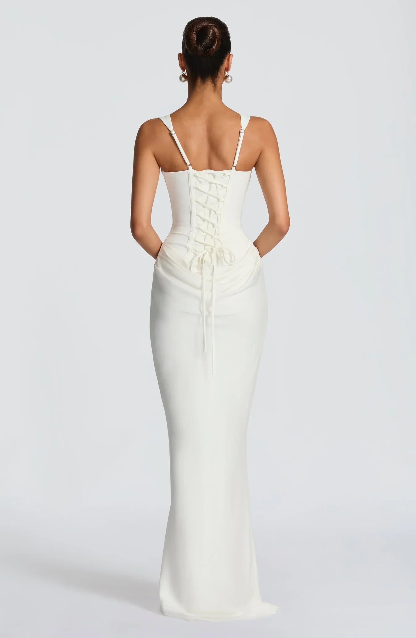 Vestido maxi de escote cuadrado | Leonor