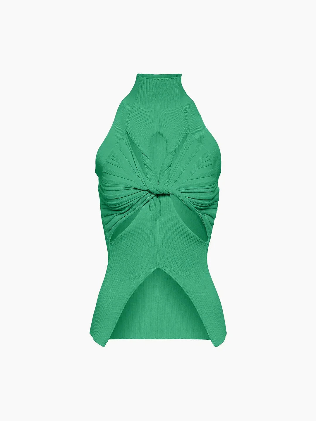 Top de canalé con aberturas | Zara