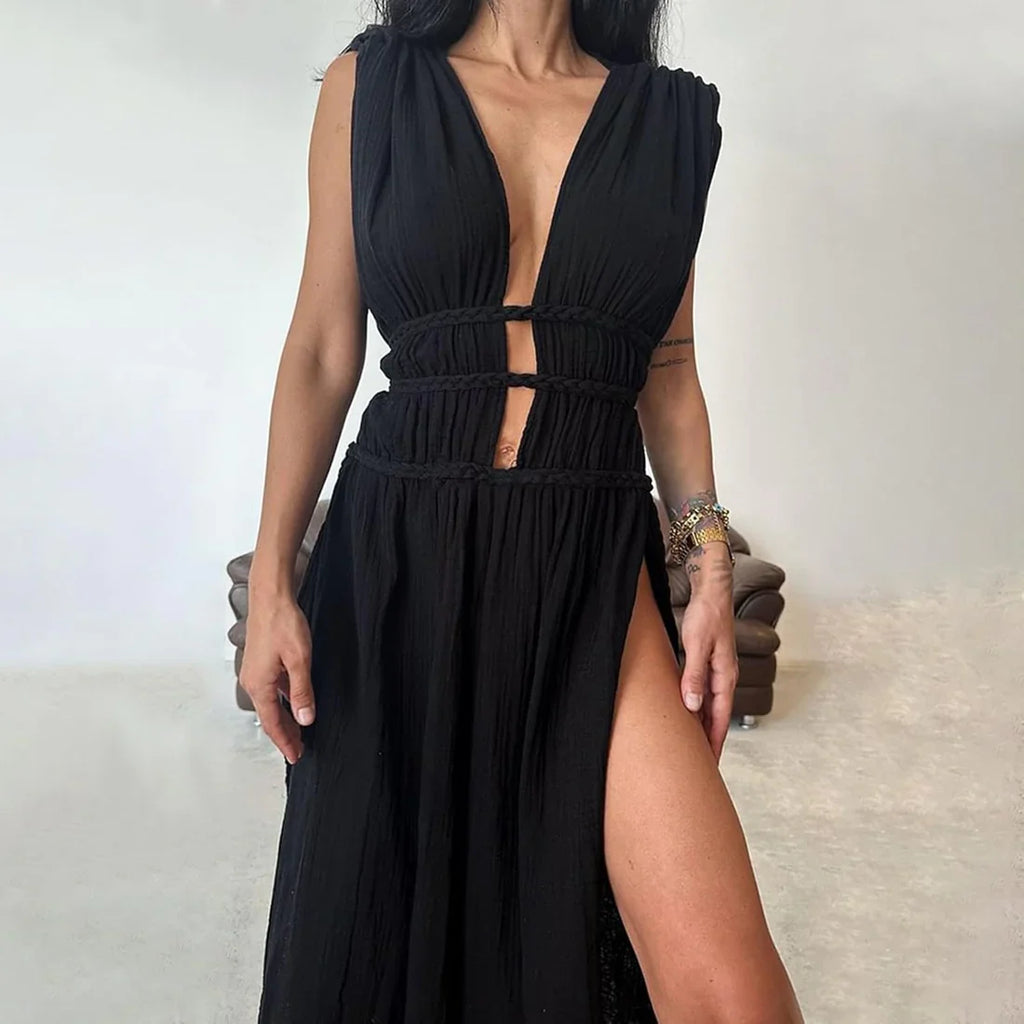 Vestido largo sin mangas | Afra