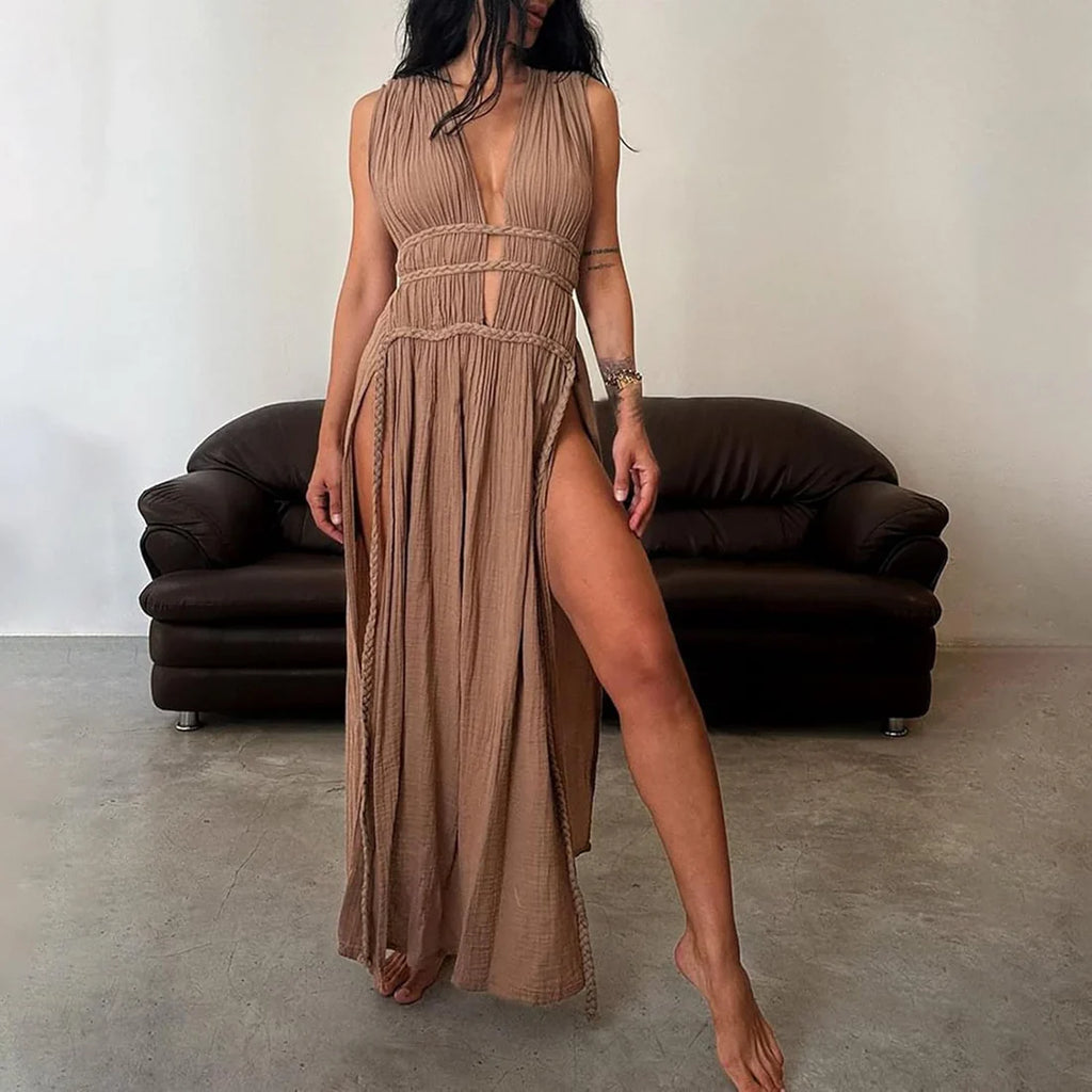 Vestido largo sin mangas | Afra