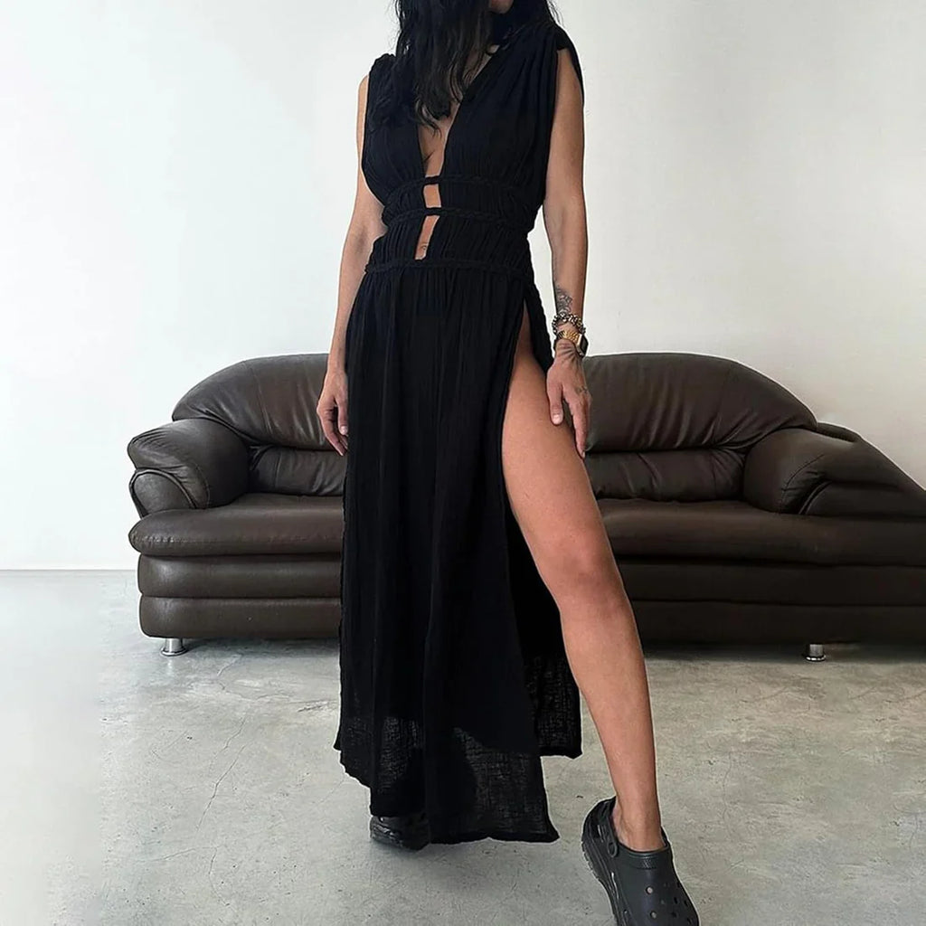 Vestido largo sin mangas | Afra