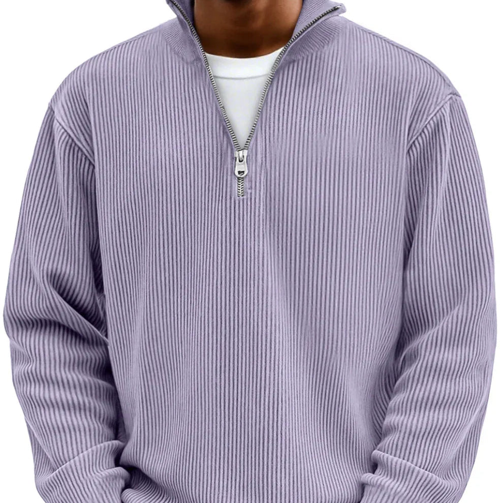Sudadera de punto con media cremallera | Adonis