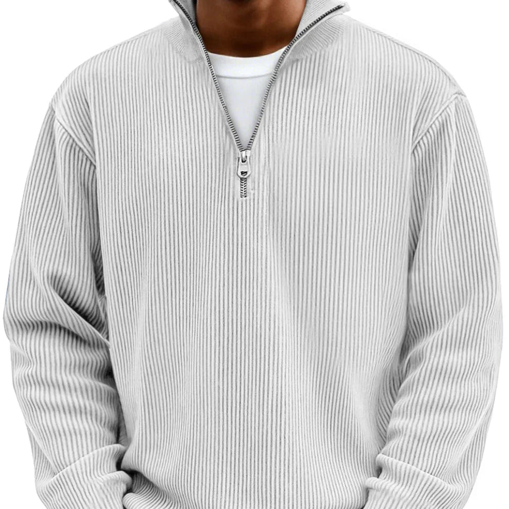 Sudadera de punto con media cremallera | Adonis