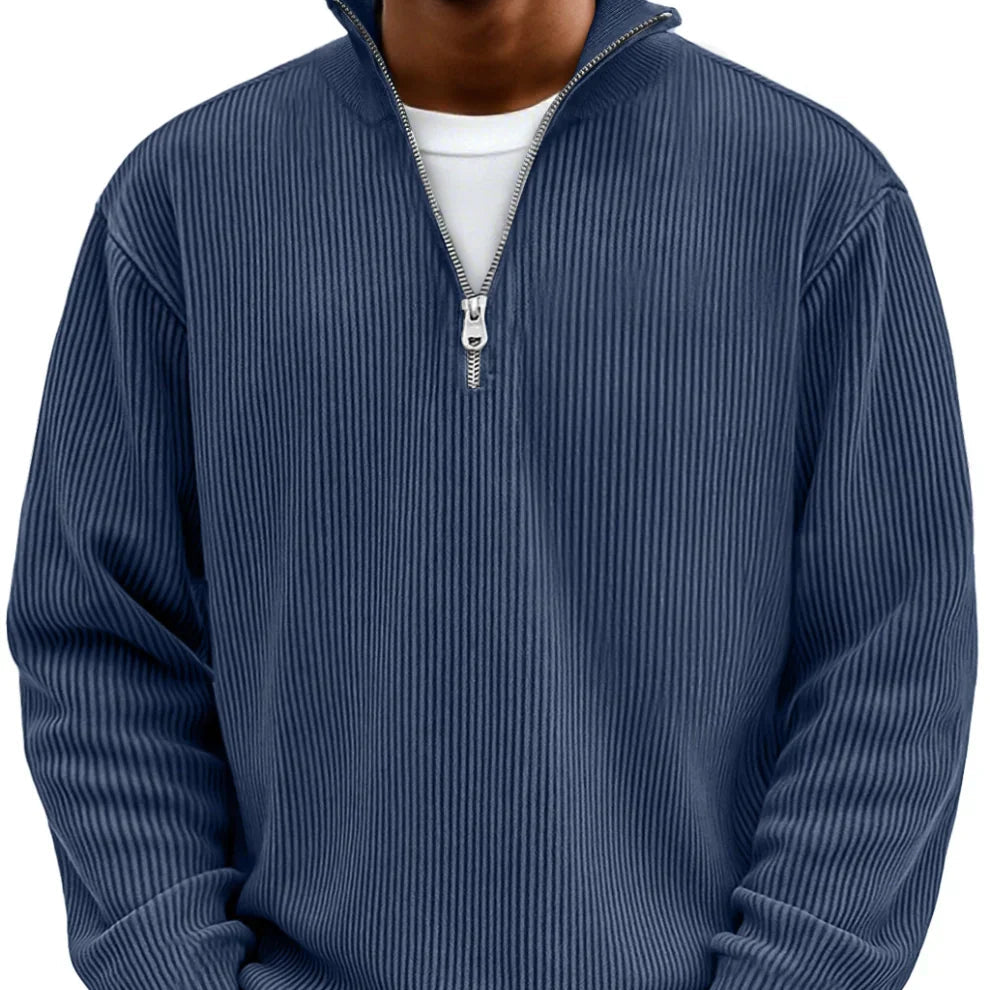 Sudadera de punto con media cremallera | Adonis