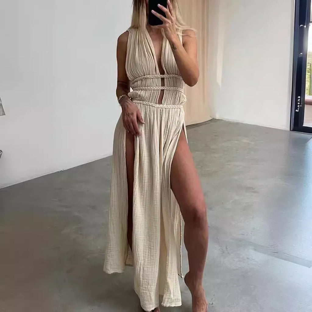 Vestido largo sin mangas | Afra