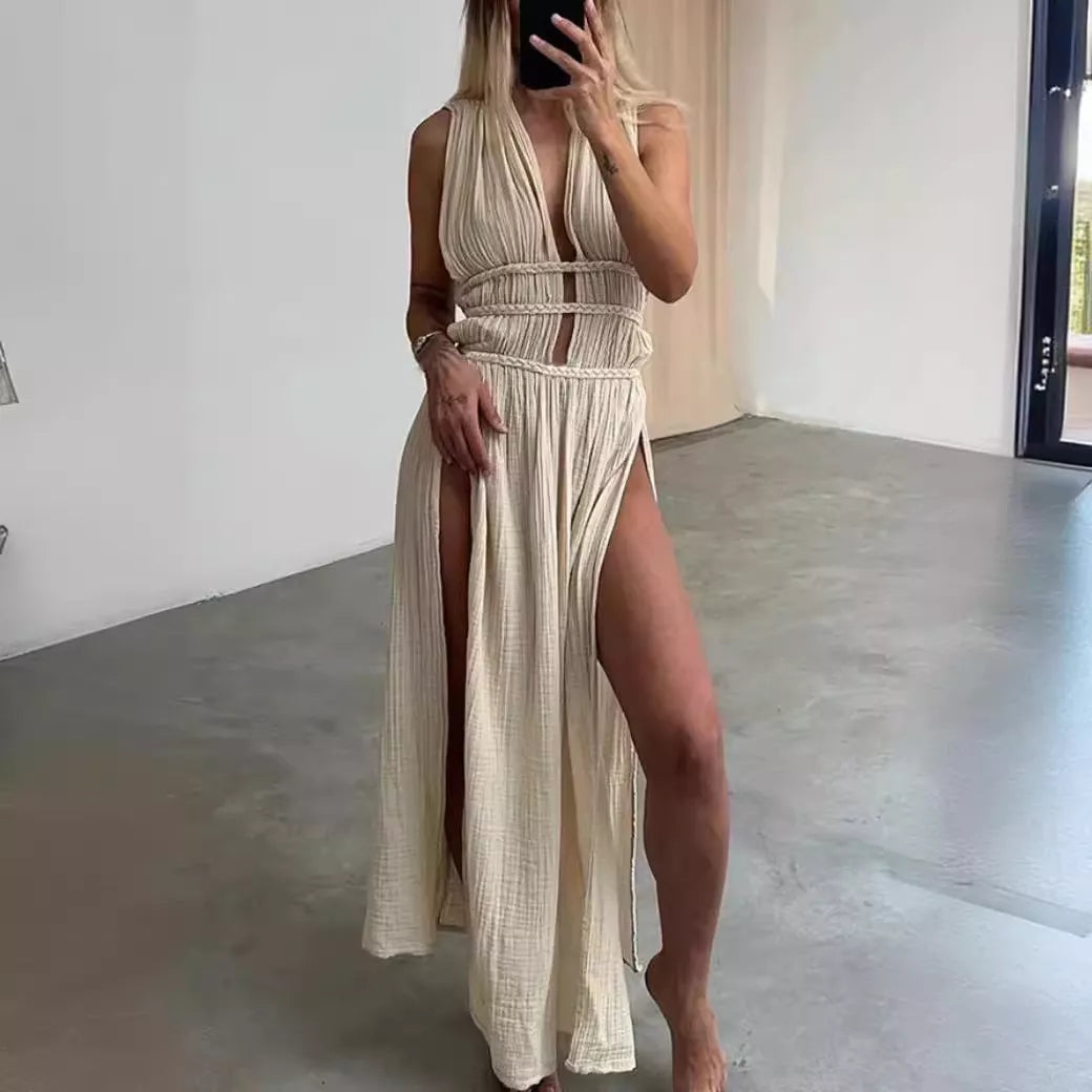 Vestido largo sin mangas | Afra