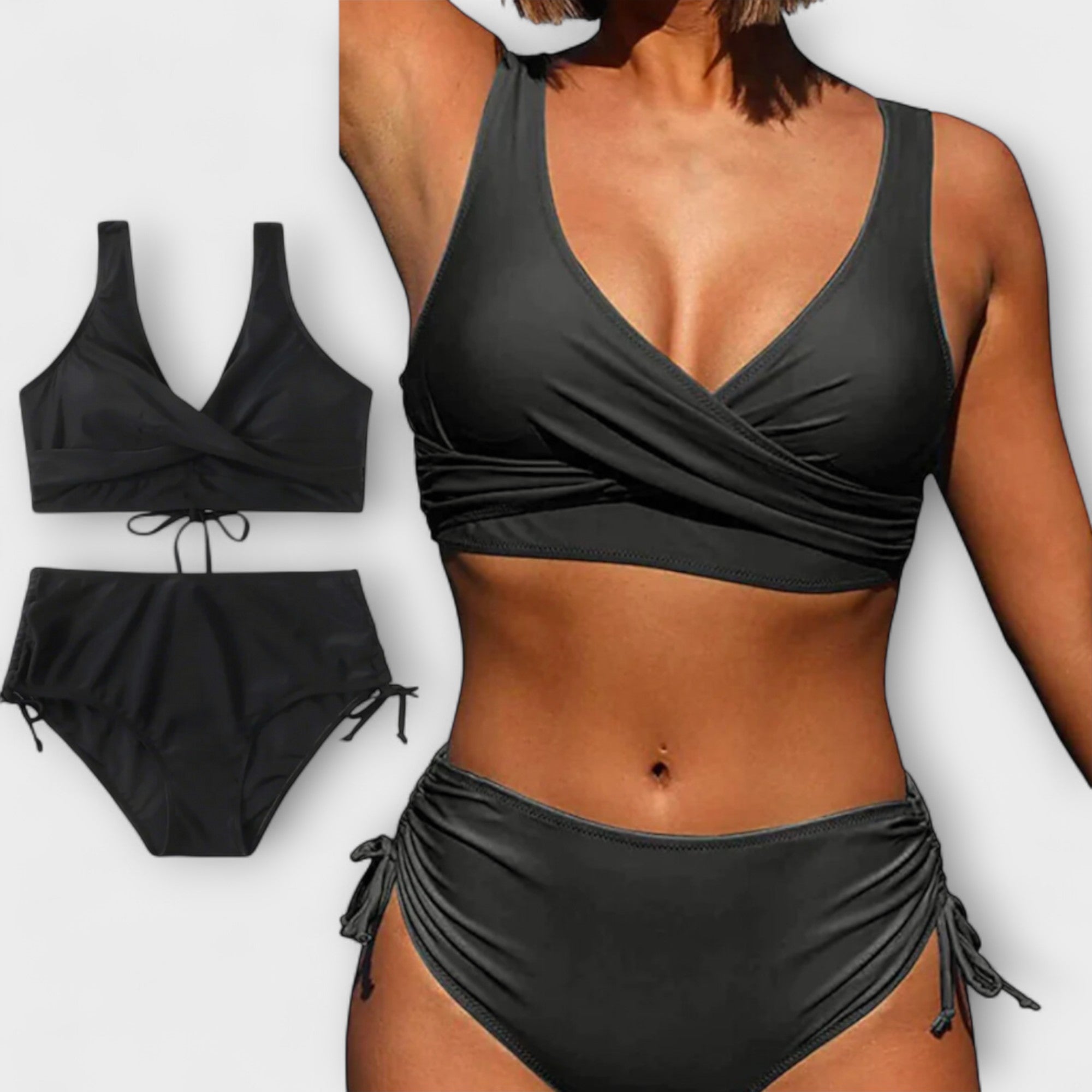Bikini de dos piezas cruzado | Irena