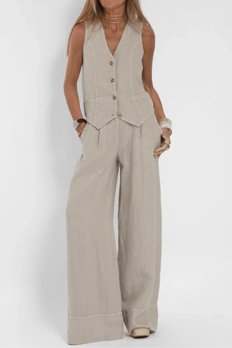 Conjunto chaleco y pantalón | Martina