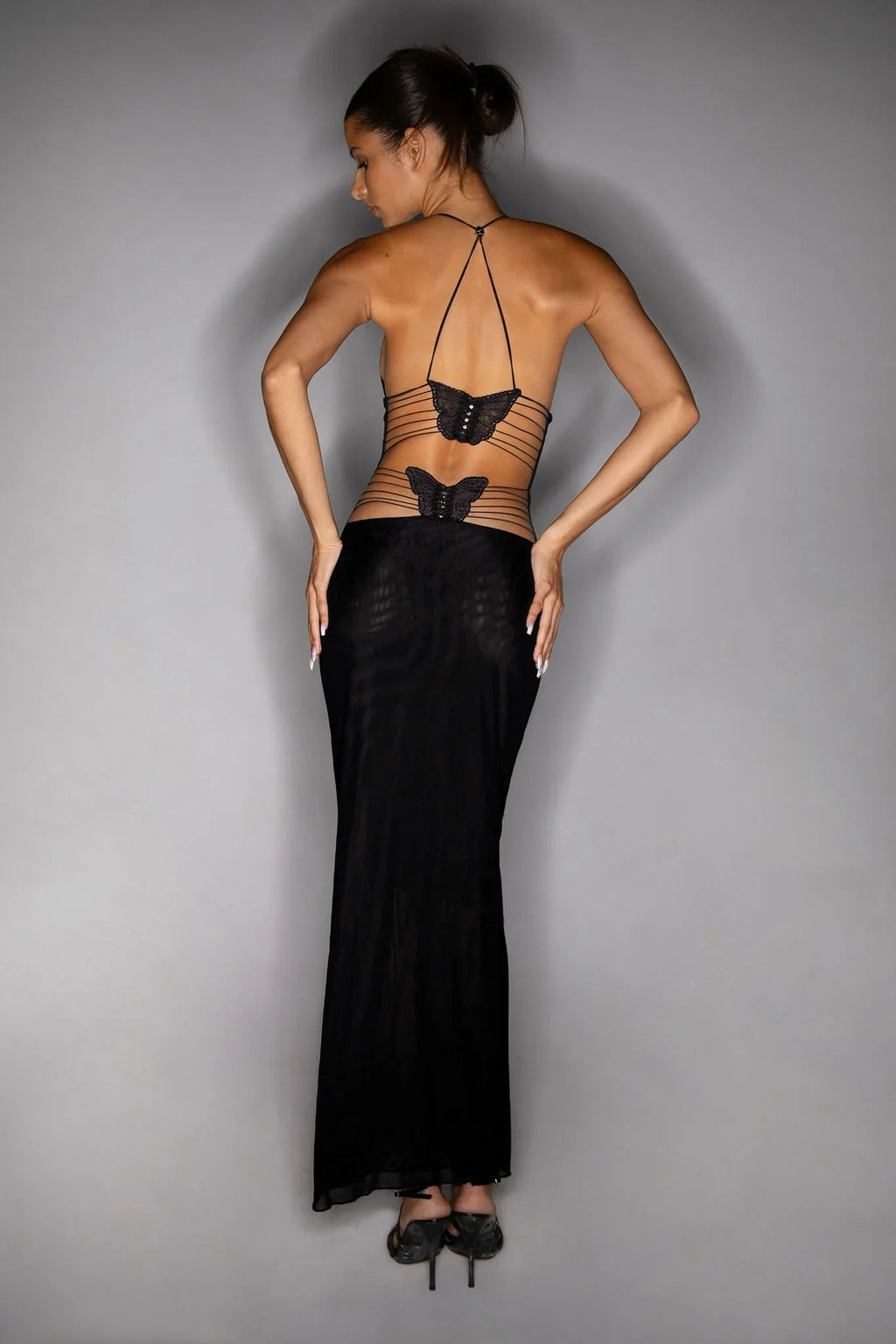 Vestido espalda mariposa | Shira