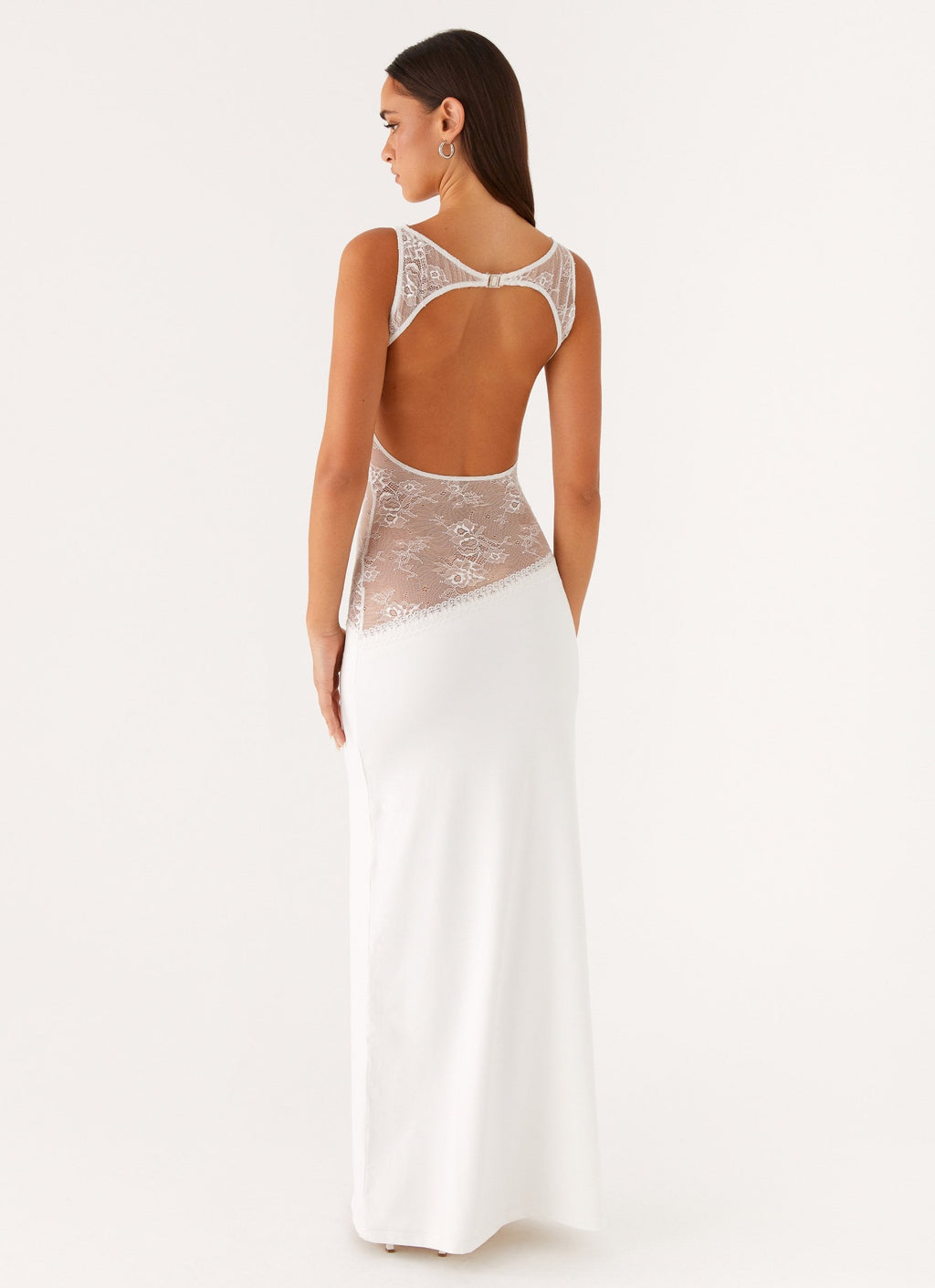 Vestido maxi bodycon con encaje | Mabel