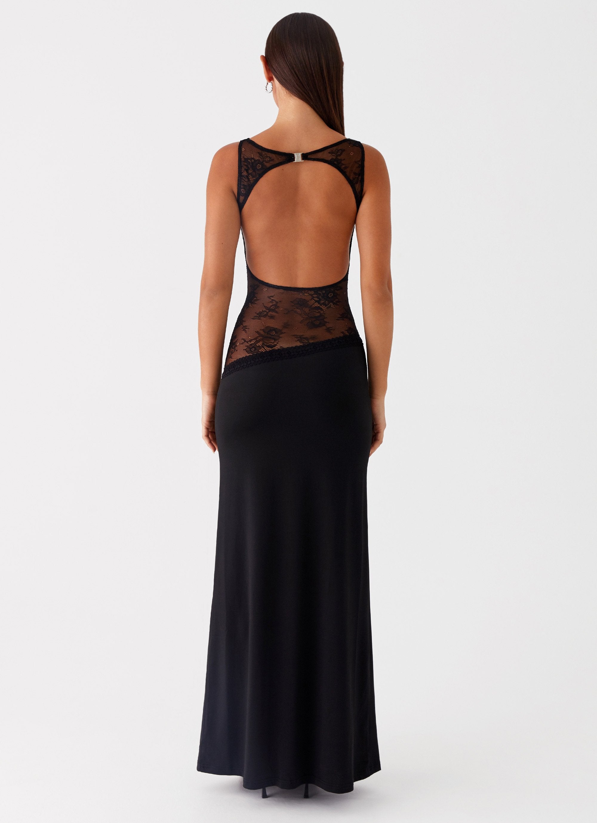 Vestido maxi bodycon con encaje | Mabel