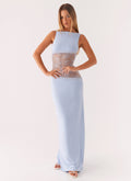 Vestido maxi bodycon con encaje | Mabel