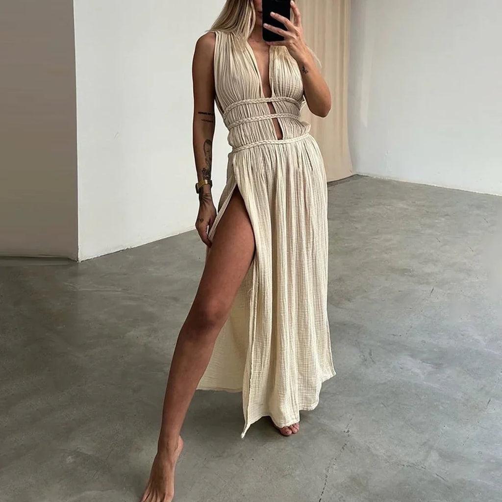Vestido largo sin mangas | Afra
