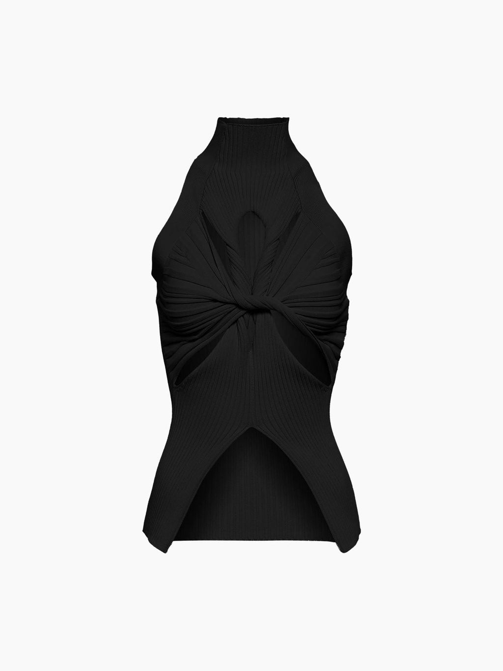 Top de canalé con aberturas | Zara