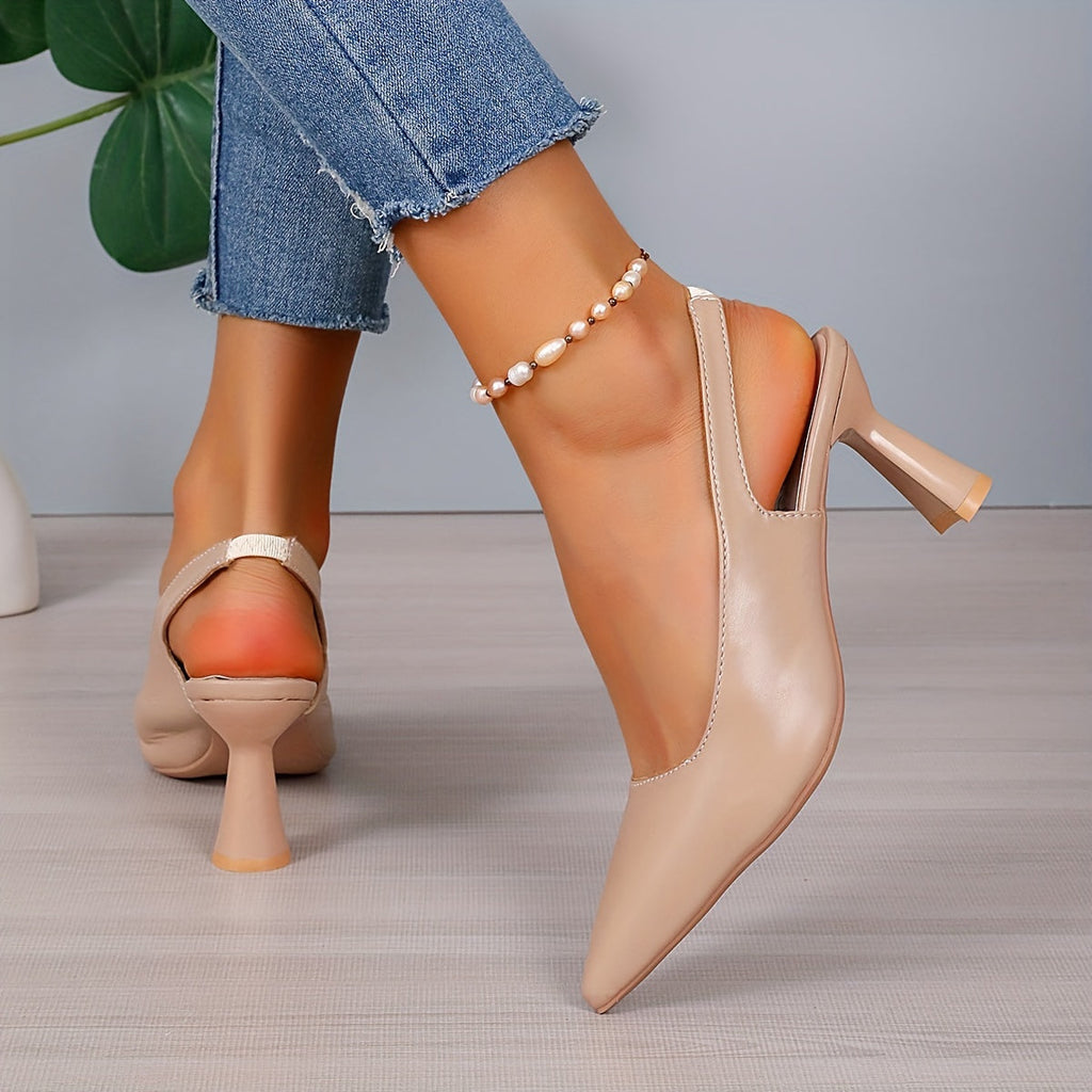 Salón slingback de tacón escultórico | Sophia