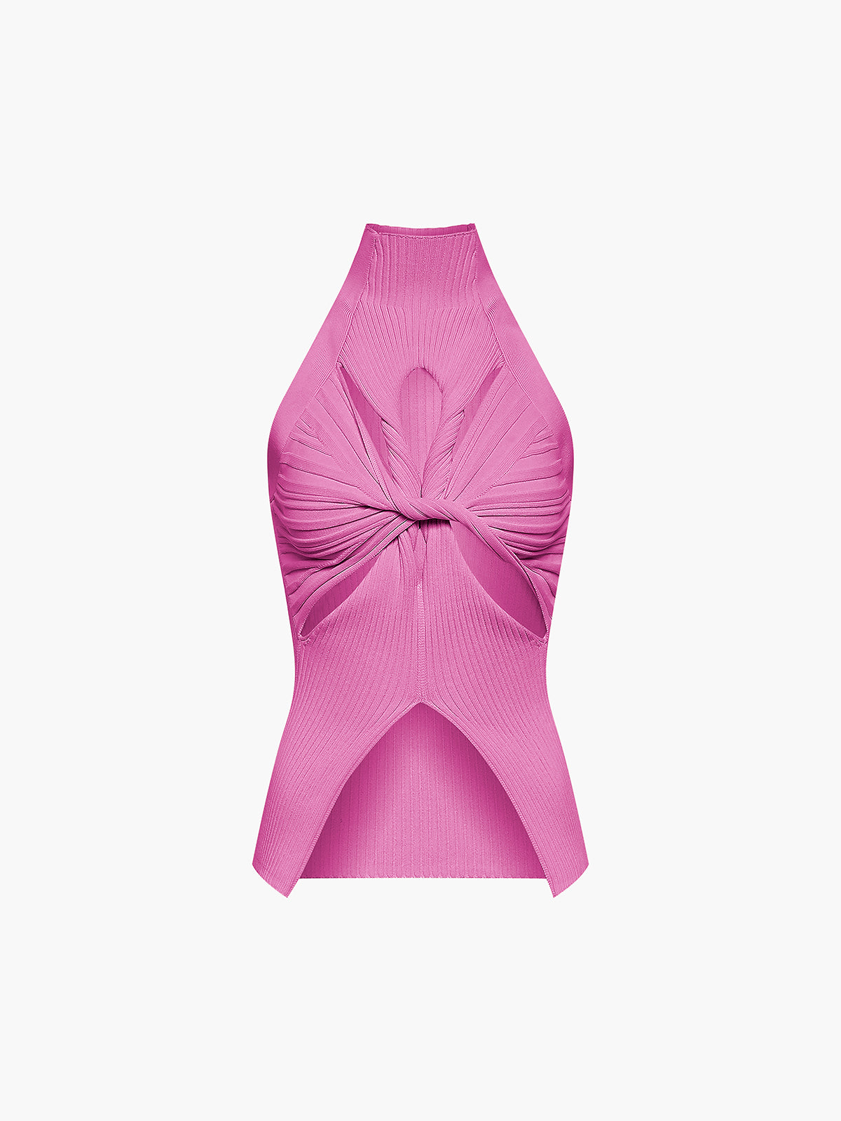 Top de canalé con aberturas | Zara