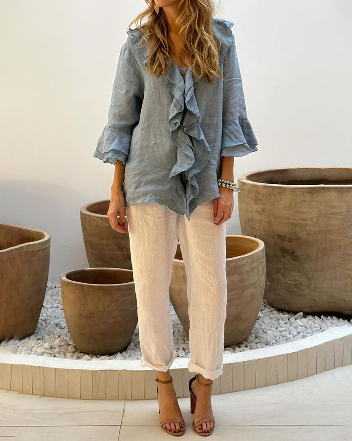 Camisa con volantes | Fleur