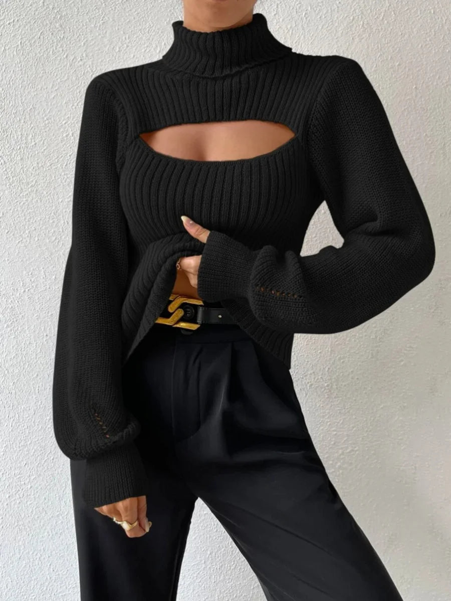 Top de punto con cutout | Luna