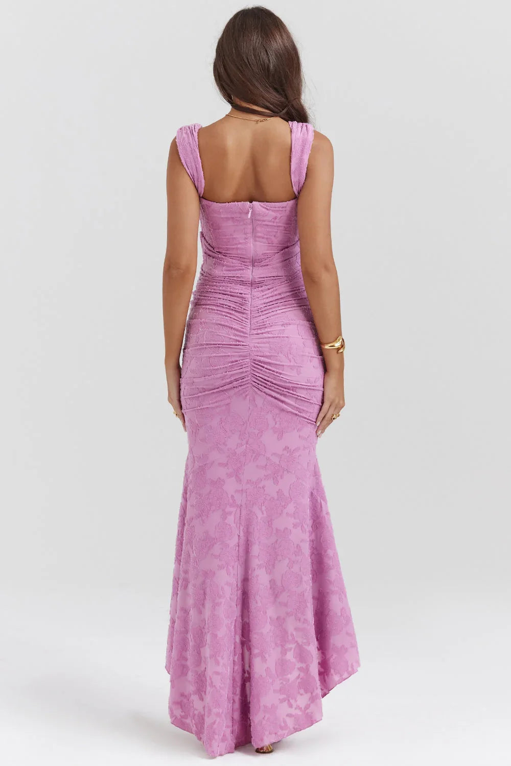 Vestido largo con corsé | Cesca