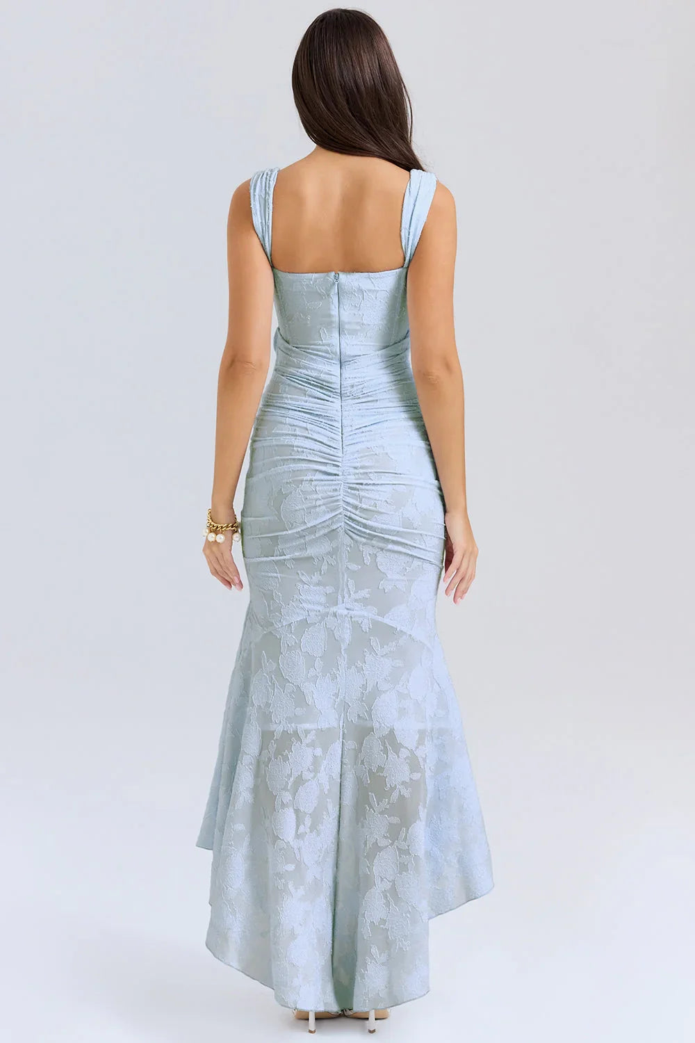 Vestido largo con corsé | Cesca