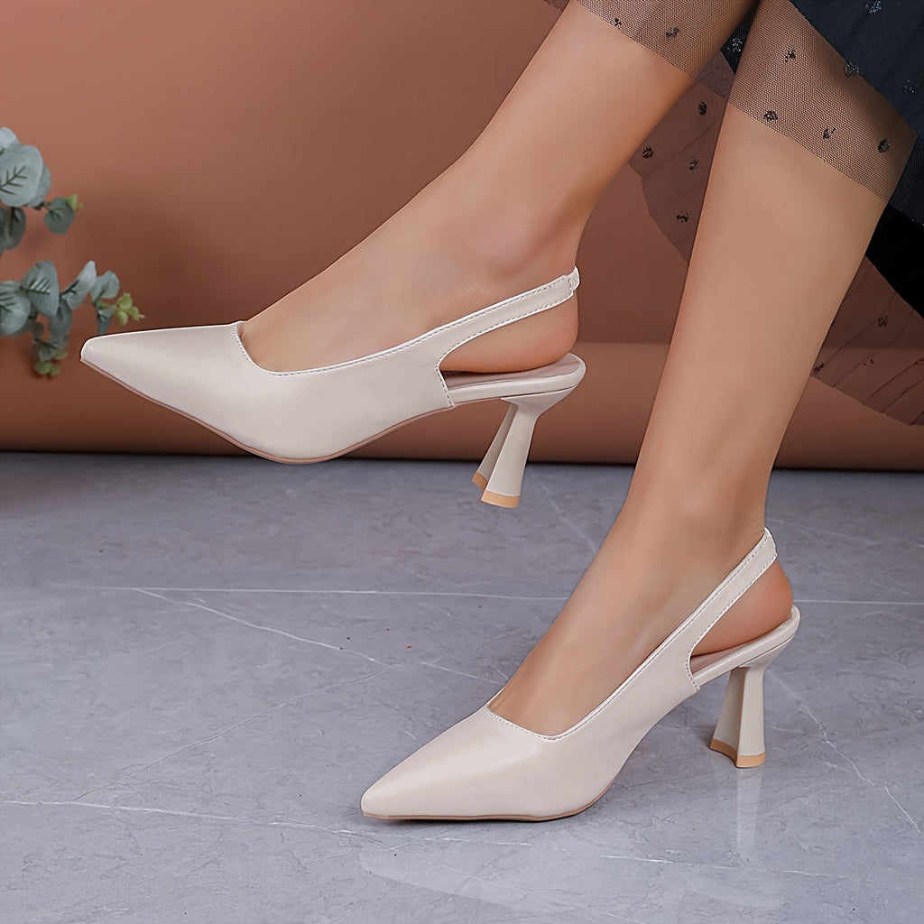 Salón slingback de tacón escultórico | Sophia