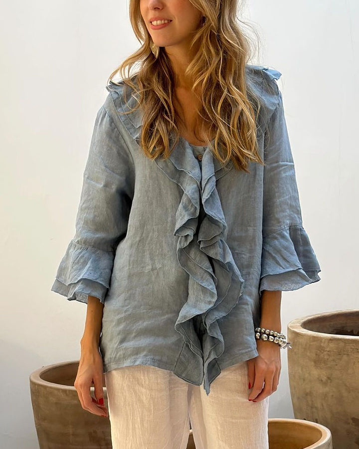 Camisa con volantes | Fleur