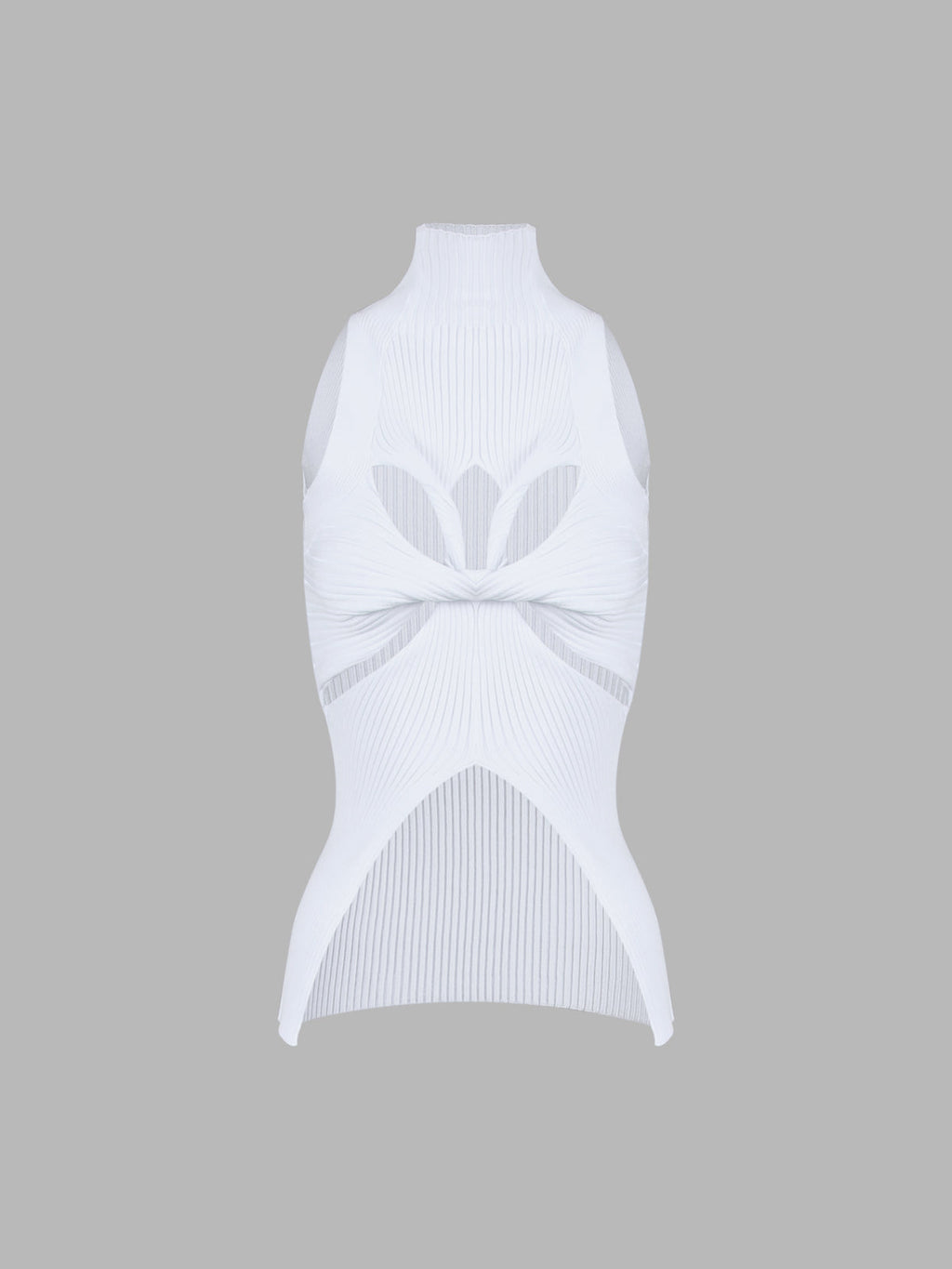 Top de canalé con aberturas | Zara