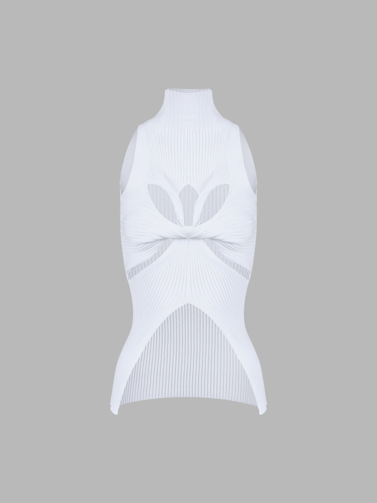 Top de canalé con aberturas | Zara