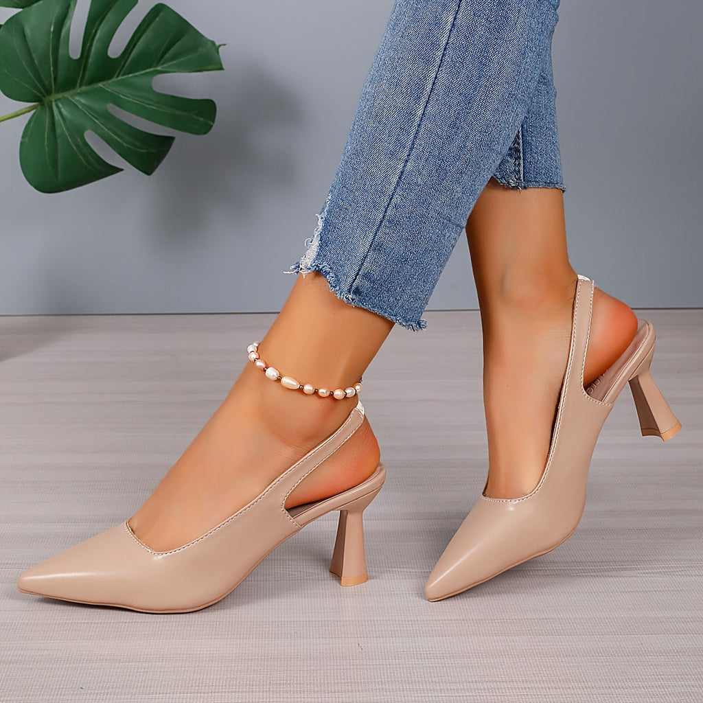 Salón slingback de tacón escultórico | Sophia