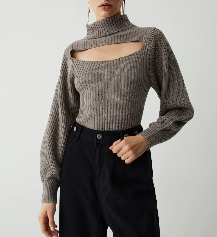 Top de punto con cutout | Luna