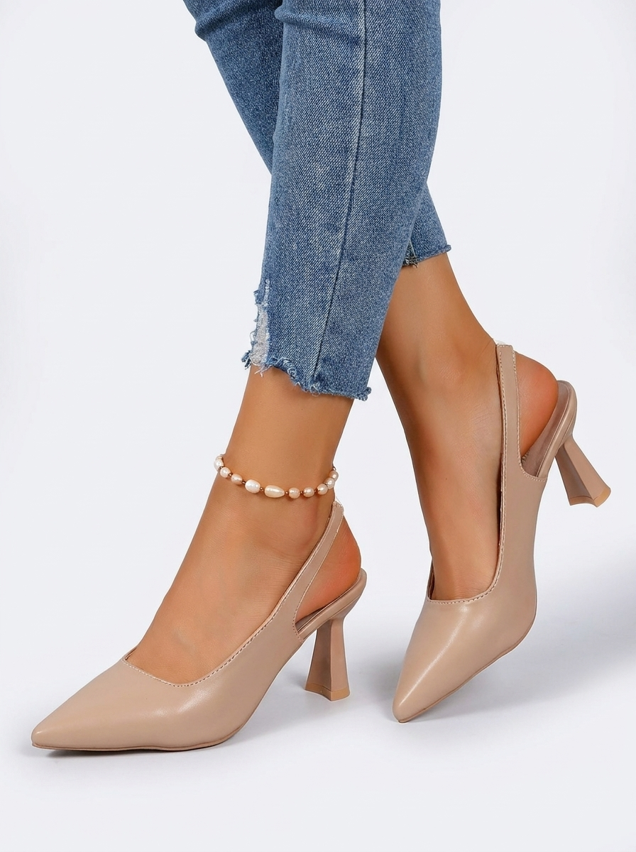 Salón slingback de tacón escultórico | Sophia