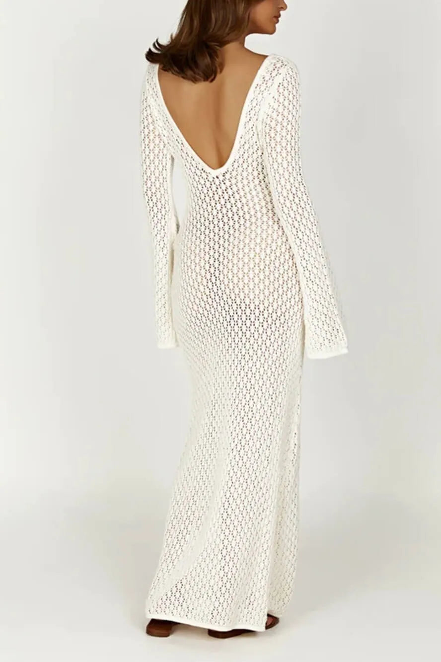 Vestido largo de crochet | Marina