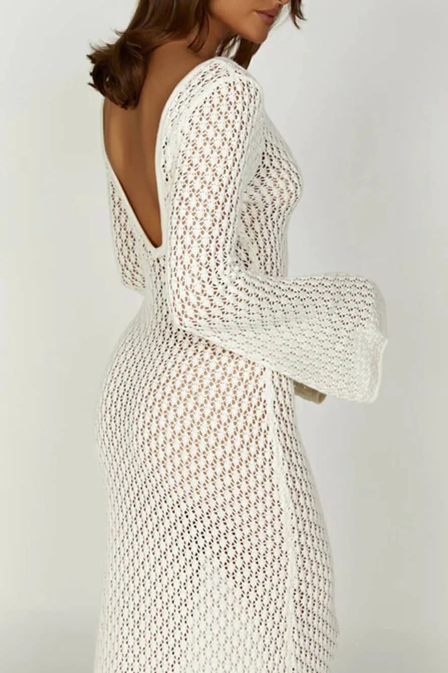 Vestido largo de crochet | Marina