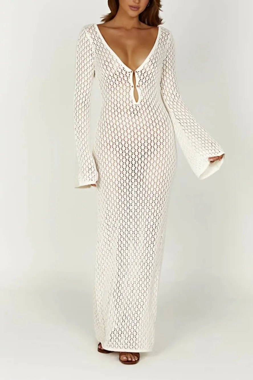 Vestido largo de crochet | Marina