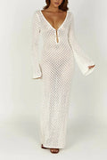 Vestido largo de crochet | Marina