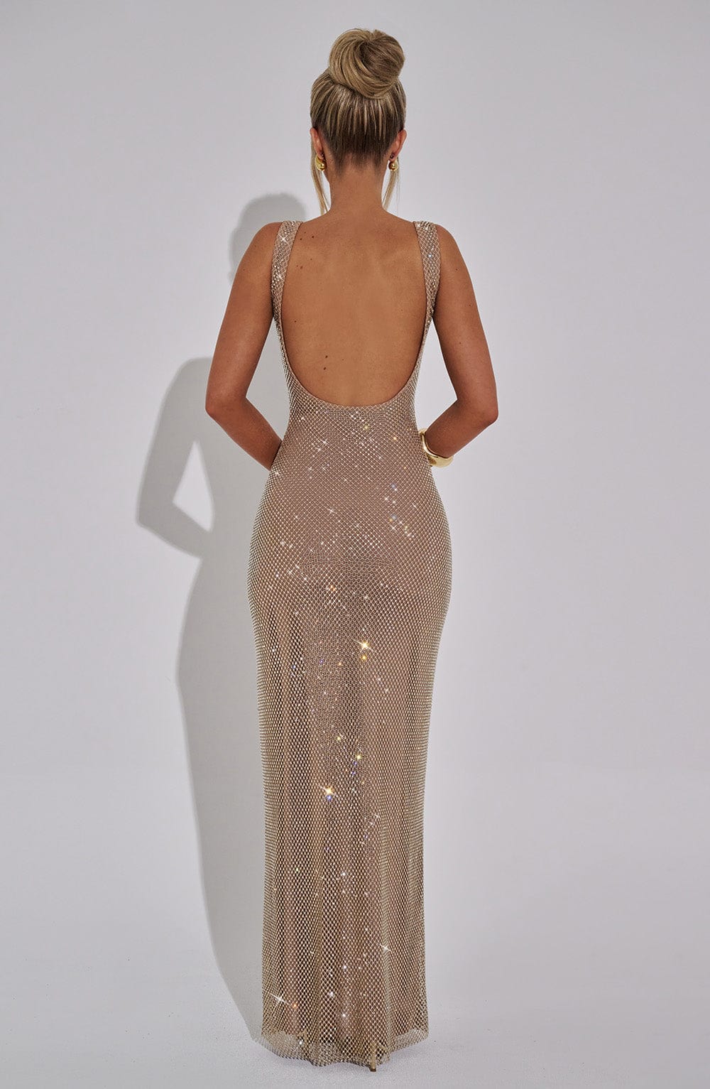 Vestido maxi brillante | Sariel